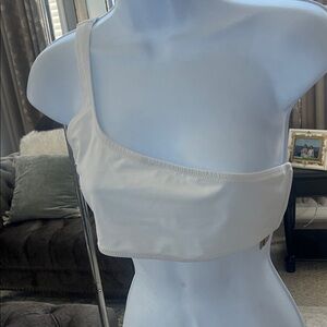 SKIMS One-Shoulder Bikini Top